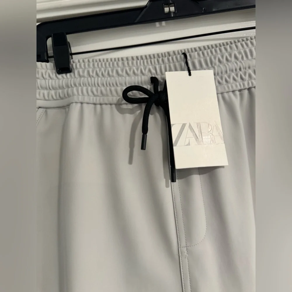 Zara Light Gray Midi Skirt